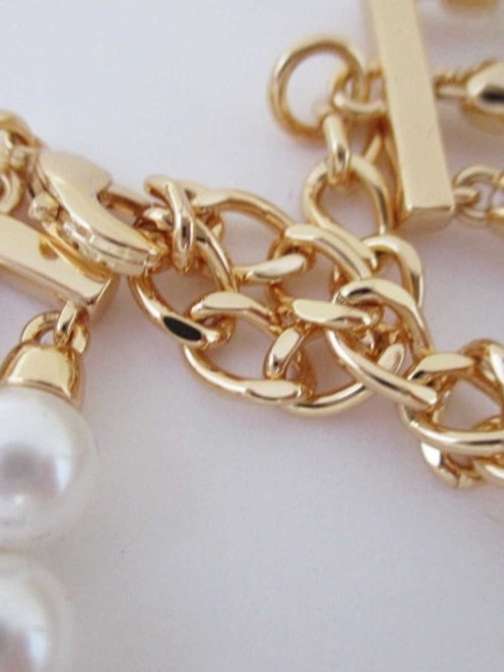 SELF-PORTRAIT Gold Flower Pearl Chocker - Picture 4 of 6